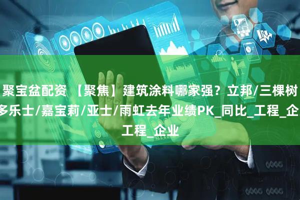 聚宝盆配资 【聚焦】建筑涂料哪家强？立邦/三棵树/多乐士/嘉宝莉/亚士/雨虹去年业绩PK_同比_工程_企业
